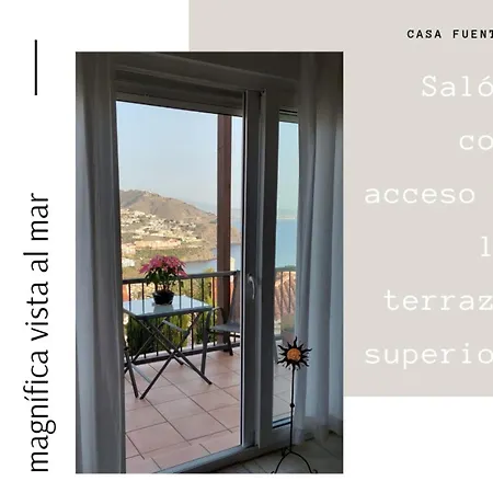 Casa Fuentes Vista Al Mar - Haus Fuentes Mit Beeindruckendem Meerblick In Almunecar